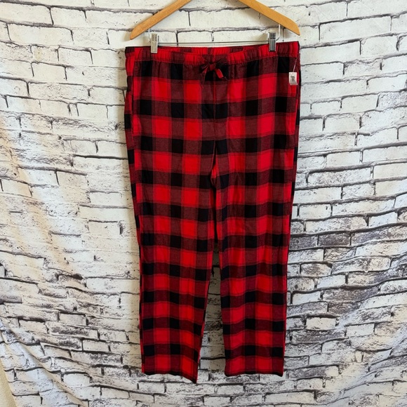 GAP Buffalo Plaid Pajama Pants SZ L NEW - Picture 1 of 3
